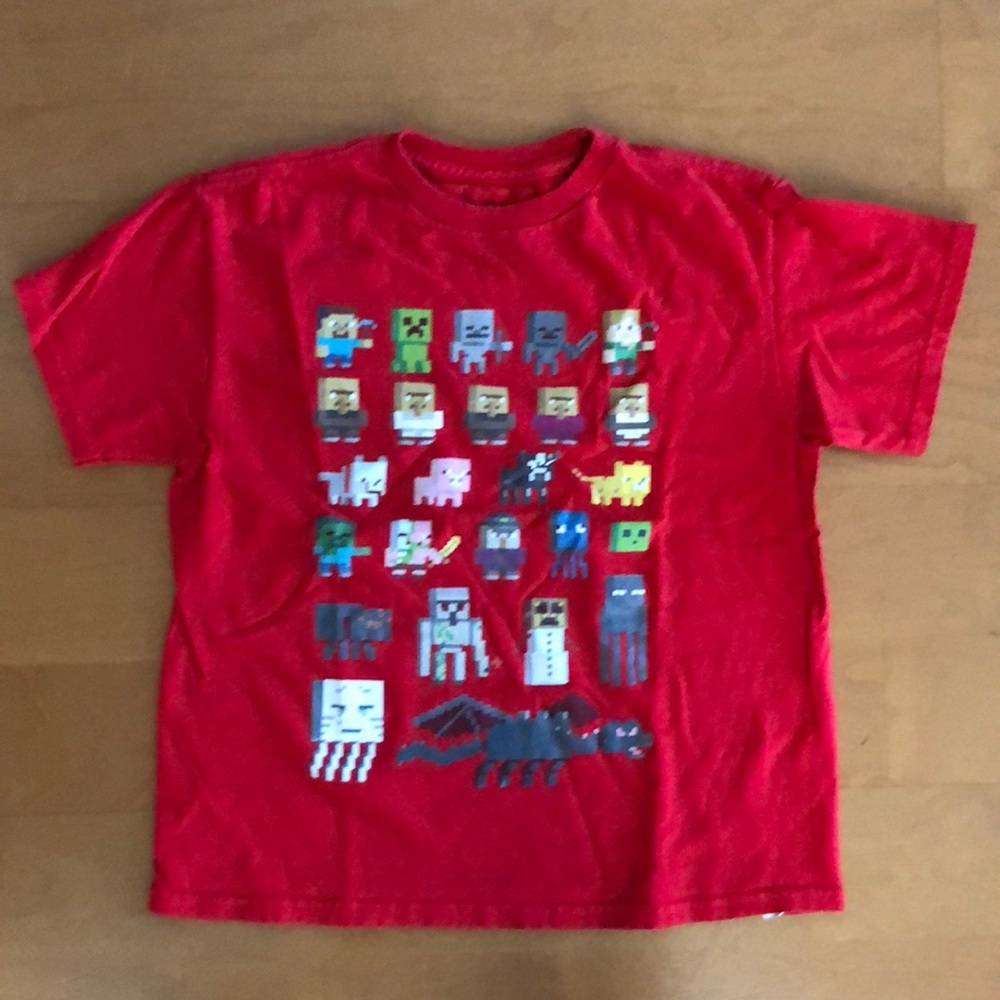 Youth size S (8) Minecraft shirt